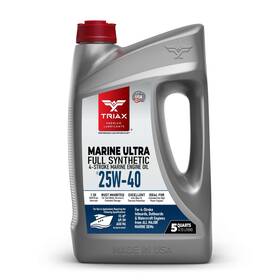 Marine25w40 Triax 5 Quart Marine Ultra 25w-40 Full Synthetic 4 Stroke Engine Oil Fc-w Jaso