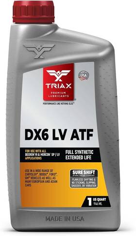 Trx-5459 Triax Dx6 Atf - Compatible With Dexron Vi And Mercon Sp/lv 1 Quart