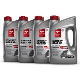 Trx1159-4 Triax Synergy Gear Hd 50w - Full Synthetic Transmission Oil 1 Gallon 4 Pack