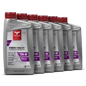 Trx4581-6 Triax Synergy Gear Mt 75w-80 Gl-4 Full Synthetic 1 Quart - 6 Pack