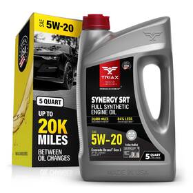 Triax Trx5w20all Synergy Srt 5w-20 - Full Synthetic Friction Modified Engine 5 Quart
