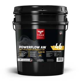 Trxhlp46all Triax Powerflow Aw 46 Multi-viscosity Hlp Hydraulic Oil 6 000 5 Gal Pail