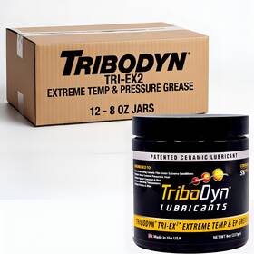 Tri-ex2-etepg-8-12 Tribodyn Tri-ex2 Extreme Temp Ceramic Grease 5% Moly 600 F - 12 8 Oz Jar Tri-ex2-etepg-8-12 Tribodyn Tri-ex2 Extreme Temp Ceramic Grease 5% Moly 600 F - 12 8 Oz Jar