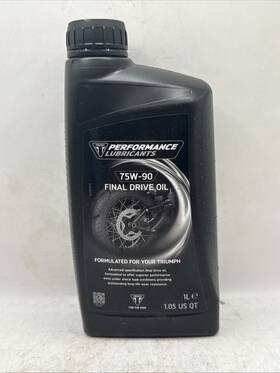 Plfd23001-7550 Triumph Oe Motorcycle Final Drive Oil 75w-90 1l - Transmission Plfd23001-7550 Triumph Oe Motorcycle Final Drive Oil 75w-90 1l - Transmission