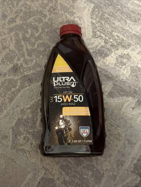 Ultra1plus 810050652520 15w-50 Full Synthetic Motorcycle Oil 4t 1l Api Sn Jaso Ma2 8100506525