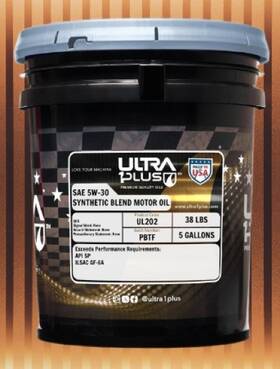 Ultra1plus Usb0530spp Synthetic Blend Motor Oil Api Sp Ilsac Gf-6a Sae 5w-30 5 Gallon Pail