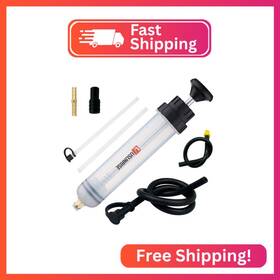 Jz-0989 Usunrise Automotive Fluid Extractor Pump Oil Change Syringe With Long Hose Syrin