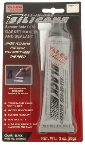 710xx135 Valco - Black 3 Oz Silicone 710xx135 Valco - Black 3 Oz Silicone