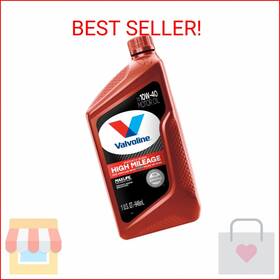 Valvoline 074130001503 High Mileage With Maxlife Technology 10w-40 Synthetic Blend Motor Oil