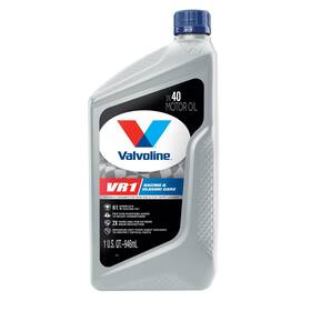 Valvoline 074130002296 Vr1 Racing Sae 40 Motor Oil 1 Qt