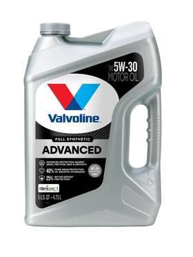 5w-30 Valvoline 074130009509 Advanced Full Synthetic Sae Motor Oil 5 Qt