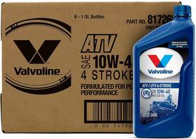 Valvoline 074130022638 4-stroke Atv/utv Sae 10w-40 Motor Oil 1 Qt Case Of 6