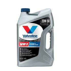 Valvoline 074130032361 Vr1 Racing Sae 20w-50 High Performance Zinc Motor Oil 5 Qt
