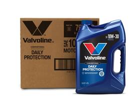 Valvoline 074130350007 10w30 Conventional Motor Oil 5 Quart Daily Protection Case Of 3 Bottles