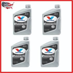 539358 Valvoline Advanced Full Synthetic Engine Oil 5w-20 4 Quart Pack Free Shipping