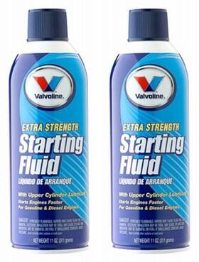602373 Valvoline 11 Oz. Extra Strength Starting Fluid Pack Of 2