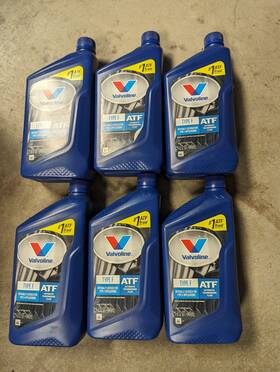 Valvoline 691197289769 Type F Atf Automatic Transmission Fluid 1 Qt Lot Of 6