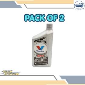 Valvoline 758218640739 1 Quart Hp 50w Racing Oil - Pack Of 2