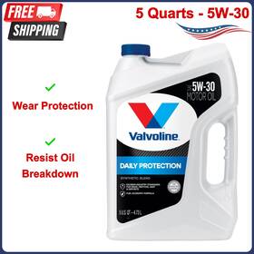 779461 Valvoline Daily Protection Sae 5w-30 Synthetic Blend Motor Oil 5 Quart For Car Truck