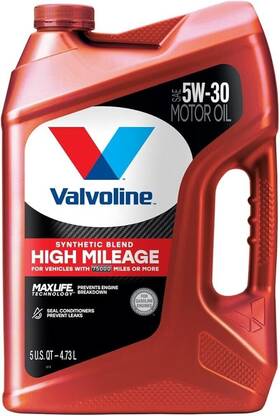 782256 Valvoline High Mileage Maxlife 5w-30 Synthetic Blend Motor Oil 5 Qt 782256 Valvoline High Mileage Maxlife 5w-30 Synthetic Blend Motor Oil 5 Qt