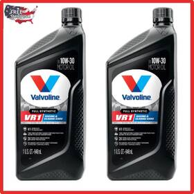 794462 Valvoline Vr1 Racing Full Synthetic Engine Oil 10w-30 2 Quart Pack