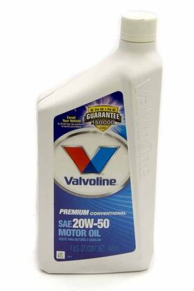 822344-c Valvoline Motor Oil - 20w50 Conventional 1 Quart Each 822344-c Valvoline Motor Oil - 20w50 Conventional 1 Quart Each