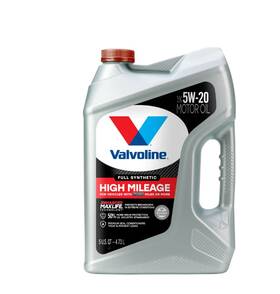 881171 Valvoline Full Synthetic High Mileage With Maxlife Technology 5w-20 Motor Oil 5