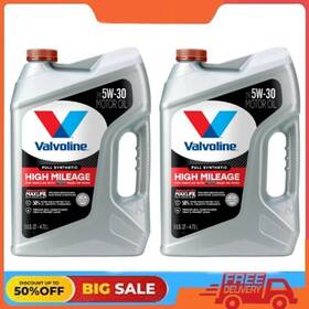 882891 Valvoline 2 Packs Full Synthetic High Mileage 5w-30 Motor Oil 5 Qt
