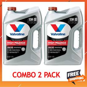882892 Valvoline 2 Pcs Full Synthetic High Mileage Maxlife Technology 10w-30 Motor Oil
