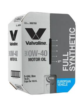 886760 Valvoline European Full Synthetic 0w-40 Motor Oil 6 - 1 Quart Bottles