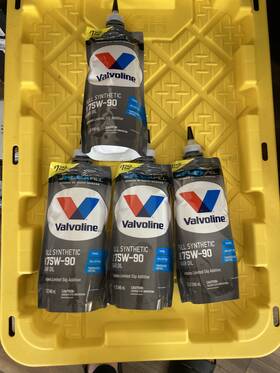 889785-cs  Valvoline Flexfill Sae 75w-90 Full Synthetic Gear Oil 1 Qt Case Of 4