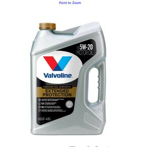 891672 Valvoline Extended Protection Full Synthetic Sae 5w-20 5 Qt Pack Of 3