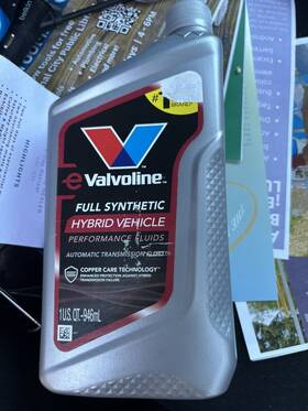 898795 Valvoline Full Synthetic Hybrid Automatic Transmission Fluid 1 Qt 898795 Valvoline Full Synthetic Hybrid Automatic Transmission Fluid 1 Qt