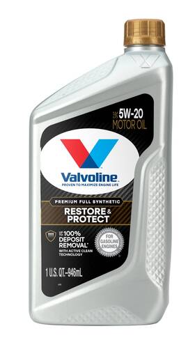904540-ea Valvoline Restore And Protect Full Synthetic 5w-20 Motor Oil 1 Qt