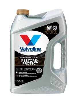 Valvoline 904566-ea Restore And Protect Full Synthetic Motor Oil 5w-30 5 Qt