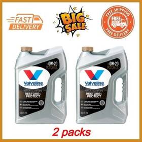904582 Valvoline Restore And Protect Full Synthetic 0w-20 Motor Oil 5 Qt 2 Packs