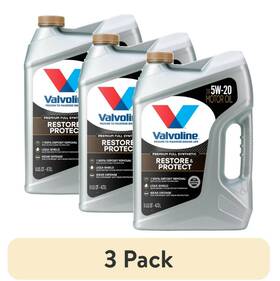 904586 Valvoline 3 Pack Restore And Protect Full Synthetic 5w-20 Motor Oil 5 Qt