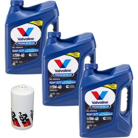 9109815 Valvoline Premium Blue 5.9/6.7l Cummins Oil Change Kit 5w-40