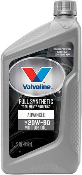 Vv945-6 Valvoline Advanced Full Synthetic Motor Oil