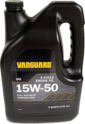 1004055q Vanguard 5-quart 15w-50 4-cycle Full Synthetic Engine Oil Universal Fit 1004055q Vanguard 5-quart 15w-50 4-cycle Full Synthetic Engine Oil Universal Fit