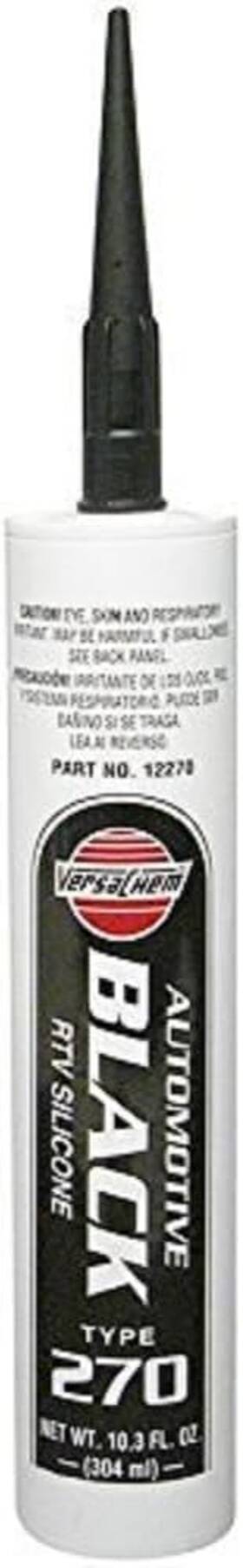 12270 Versachem 1200 Series Black Rtv Silicone - 10.3 Oz 12270 Versachem 1200 Series Black Rtv Silicone - 10.3 Oz