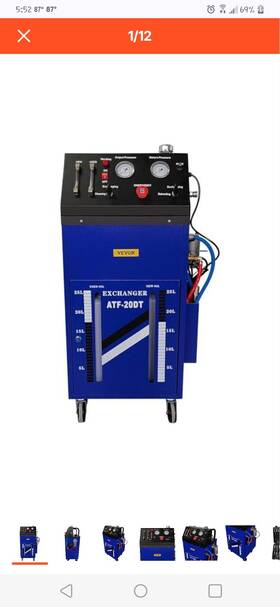 12vzdbsxqxj000001 Vevor Transmission Fluid Exchanging Machine
