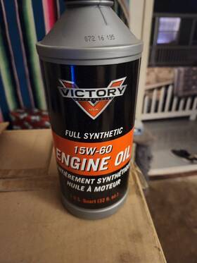 2881698 Victory Synthetic Motorcycle Oil 15w-60