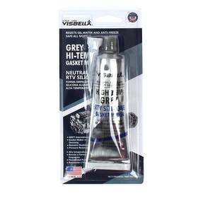 Visbella Er-si850g 2pcs Grey High Temperature Gasket Maker Rtv Silicone 3.0fl Oz. 85g