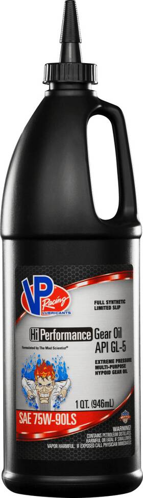 2885 Vp Racing Hi Performance Gl-5 Ls Sae 75w90 Full Synthetic Gear Oil 1 Quart