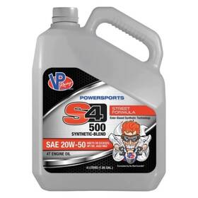 Vp7140504 Vp Racing Lubricants S4-500 20w50 Semi-syn 4l