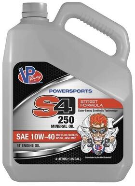 Vp7110404 Vp Racing S4-250 10w40 Mineral Engine Oil 4l