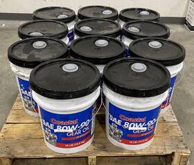 12217 Warren Lubricants Coastal Lot Of 11 35 Lb. Sae 80w-90 Gear Oil 12217 Warren Lubricants Coastal Lot Of 11 35 Lb. Sae 80w-90 Gear Oil