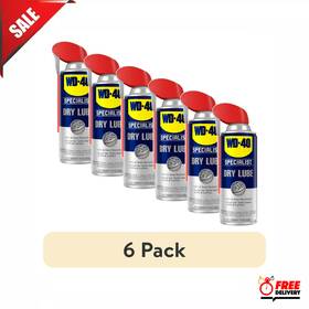 Wd-300059 Wd-40 6 Pack Specialist Dry Lube Spray With Smart Straw 10 Oz Long Lasting