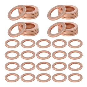 Wevdn Wevdn-3438od 40 Pcs Oil Drain Plug Gasket 14mm Cooper Crush Washer